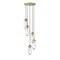 Z-Lite Arden Chandelier, 5-Light, 12 In.W x 12 In.H, Rubbed Brass/Clear 651P-5R-RB - alternate 6